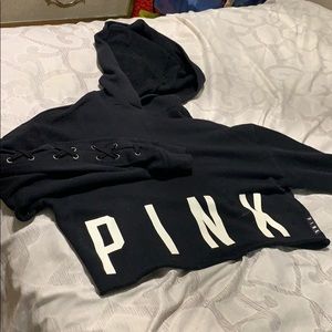PINK, victoria secret cropped sweater xs